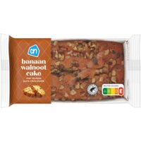 Een afbeelding van AH Banaan walnootcake met pure chocolade