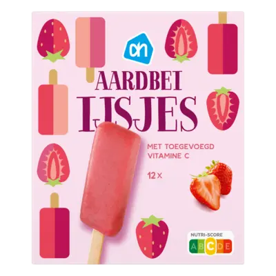AH Aardbei ijsjes met vitamine c