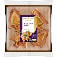 Een afbeelding van AH Excellent Bladerdeegbakjes kerstboomvorm