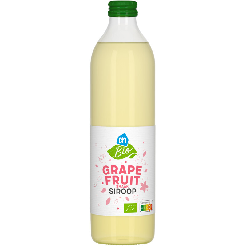 Een afbeelding van AH Biologisch Grapefruit smaak siroop