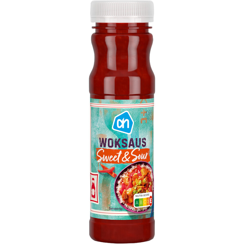 Een afbeelding van AH Chinese sweet & sour woksaus