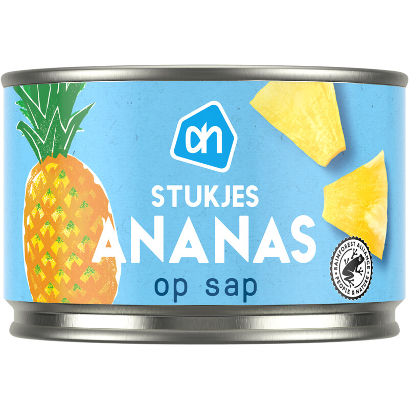 Een afbeelding van AH Ananasstukjes op sap