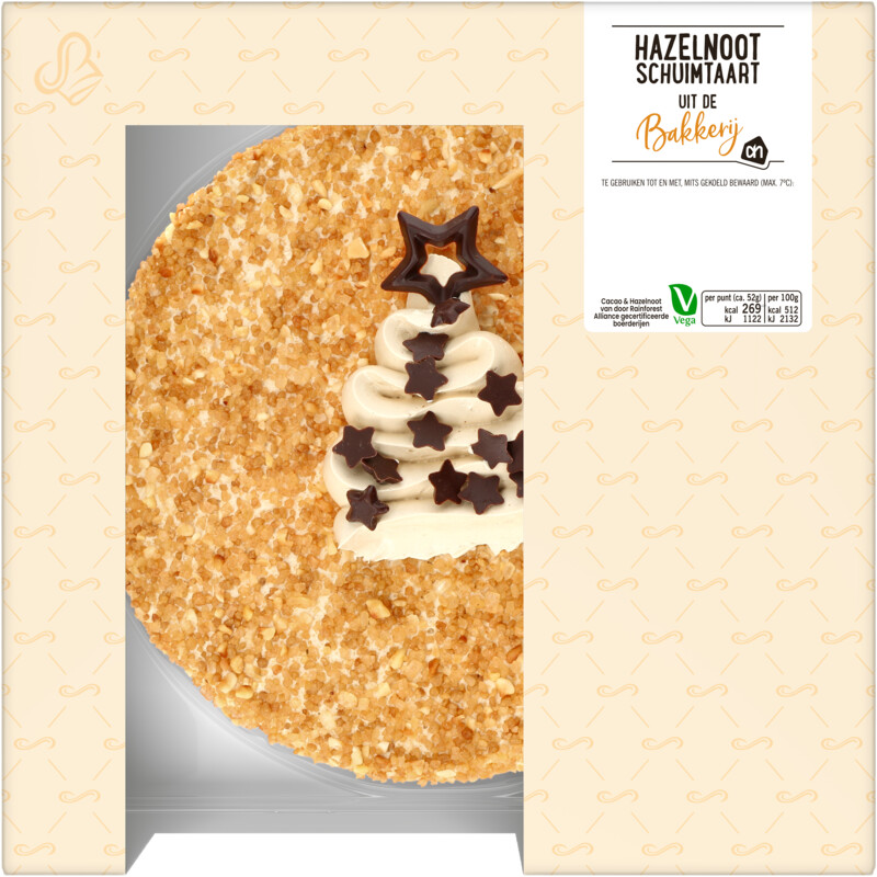 Een afbeelding van AH Hazelnootschuimtaart