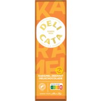 Een afbeelding van Delicata Reep melkchocolade karamel zeezout