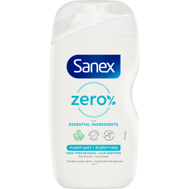 Een afbeelding van Sanex Zero% purifying douchegel