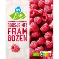 Een afbeelding van AH Biologisch Doosje met frambozen