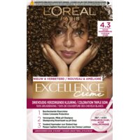 Een afbeelding van L'Oréal Excellence crème 4.3 midden goudbruin