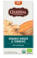 Celestial Seasonings Organic ginger & turmeric tea