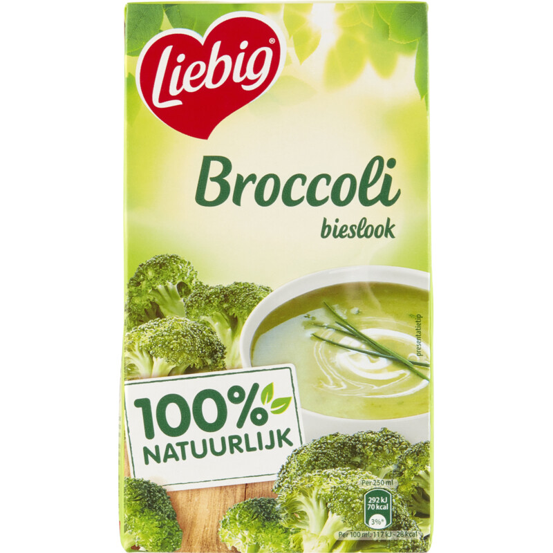 Een afbeelding van Liebig Broccolisoep met bieslook bel