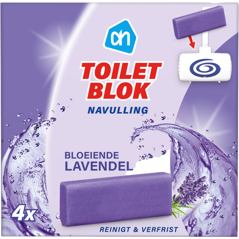 Een afbeelding van AH Toiletblok lavendel navulling