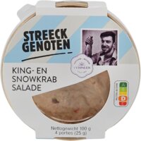 Een afbeelding van Streeckgenoten King- & snowkrabsalade bel