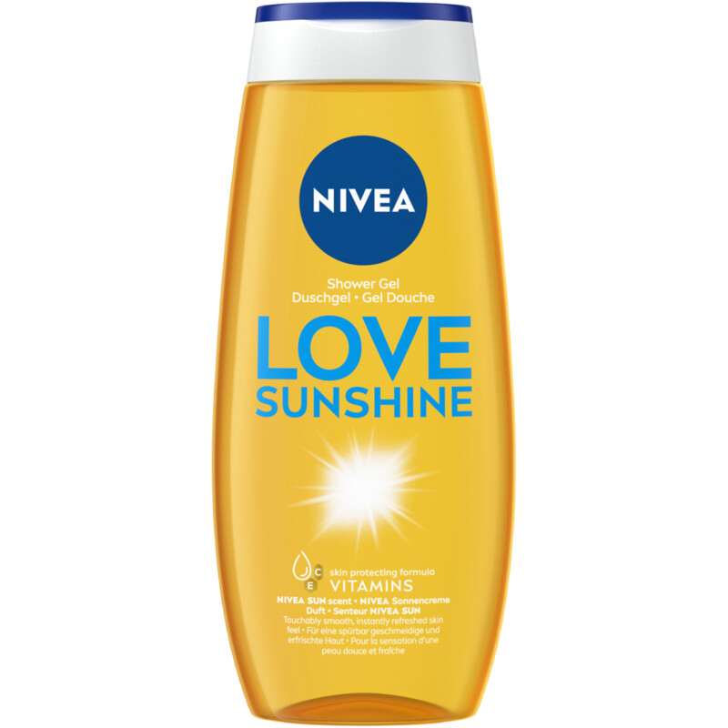 Een afbeelding van NIVEA Love sunshine douchegel