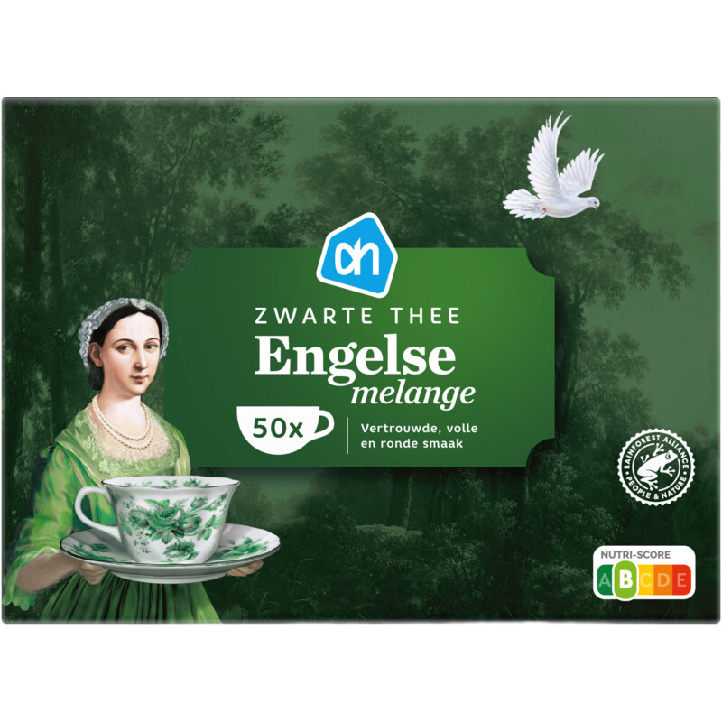 Een afbeelding van AH Zwarte thee Engelse melange 1 kop