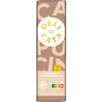 Een afbeelding van Delicata Reep witte chocolade cappuccino