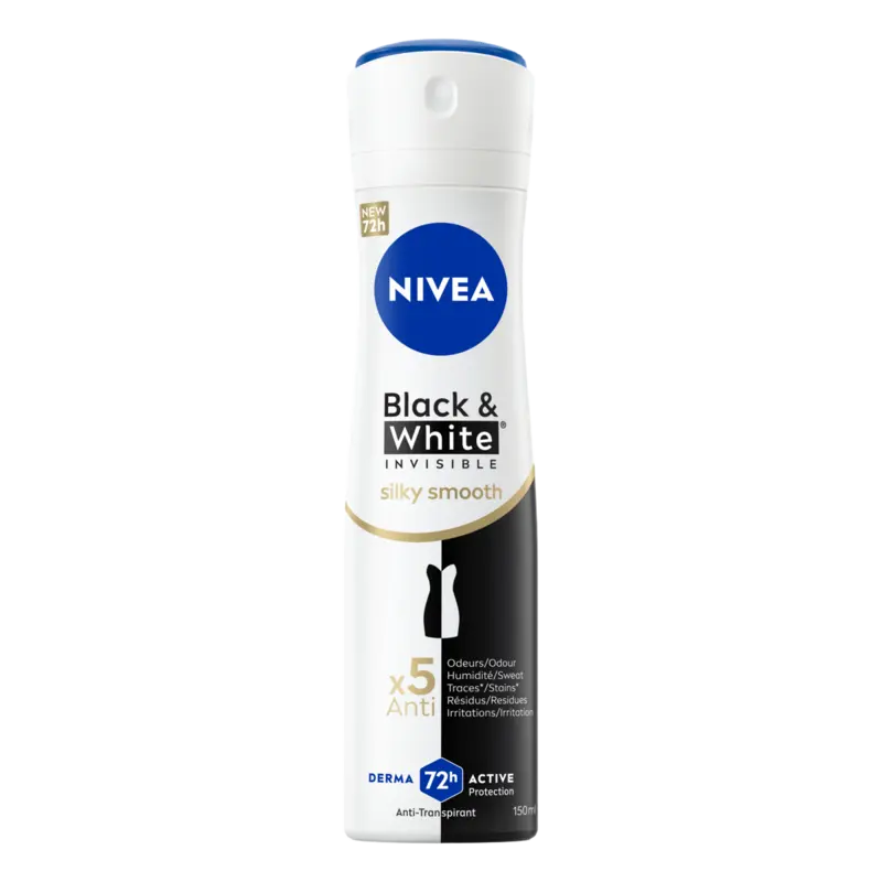 NIVEA Black & white silky smooth deo spray