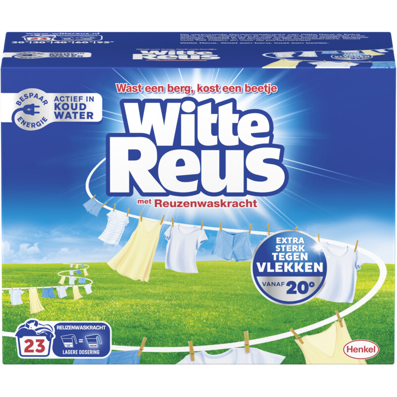 Een afbeelding van Witte Reus Waspoeder wit