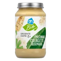 AH Biologisch Groentehapje pastinaak courgette 8+