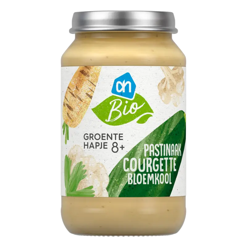 Groentehapje pastinaak courgette 8+