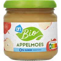 Een afbeelding van AH Biologisch Appelmoes 0% suiker toegevoegd