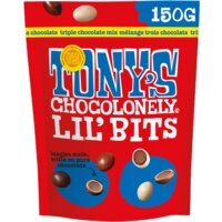 Een afbeelding van Tony's Chocolonely Lil'bits triple chocolate