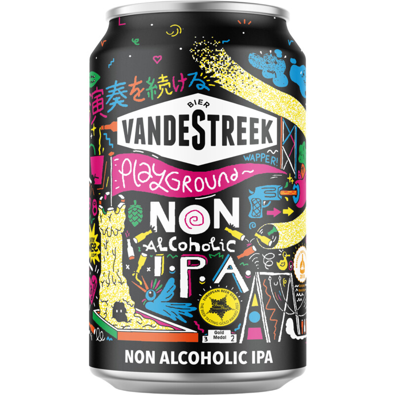 Een afbeelding van Vandestreek Playground non alcoholic IPA