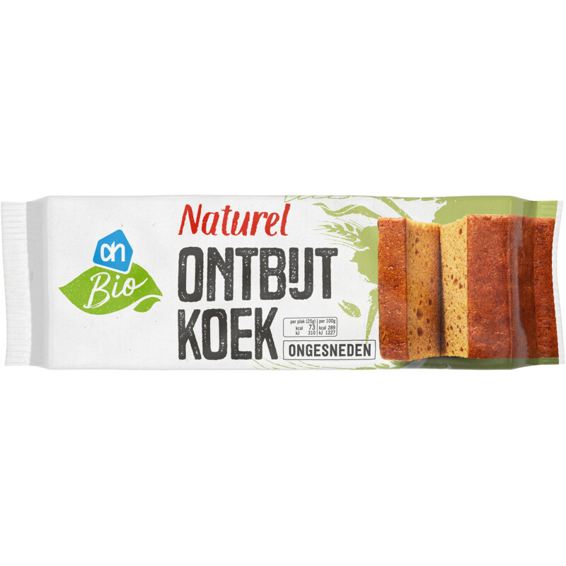 Een afbeelding van AH Biologisch Ontbijtkoek naturel ongesneden