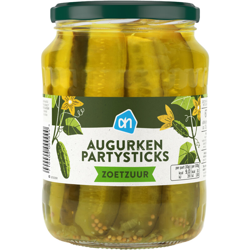 Een afbeelding van AH Augurken partysticks zoetzuur
