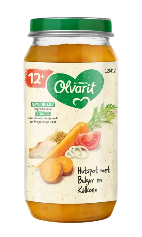Olvarit Hutspot met bulgur en linzen 12m+