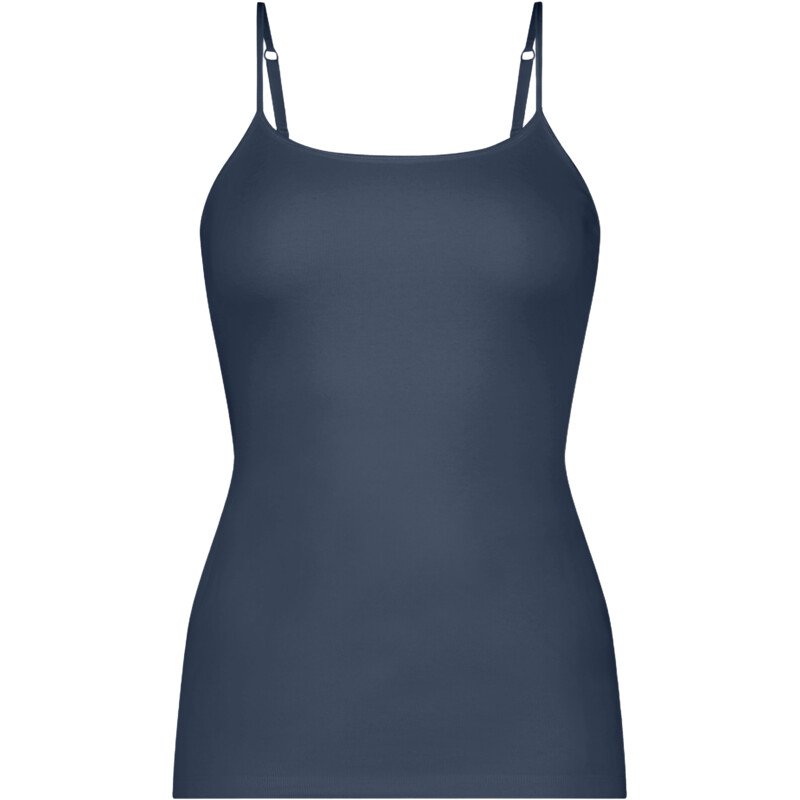 Een afbeelding van Ten Cate Spaghetti top zwart blauw S 2-pack