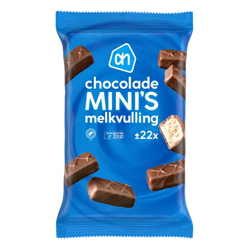 Chocolade mini's met melkvulling