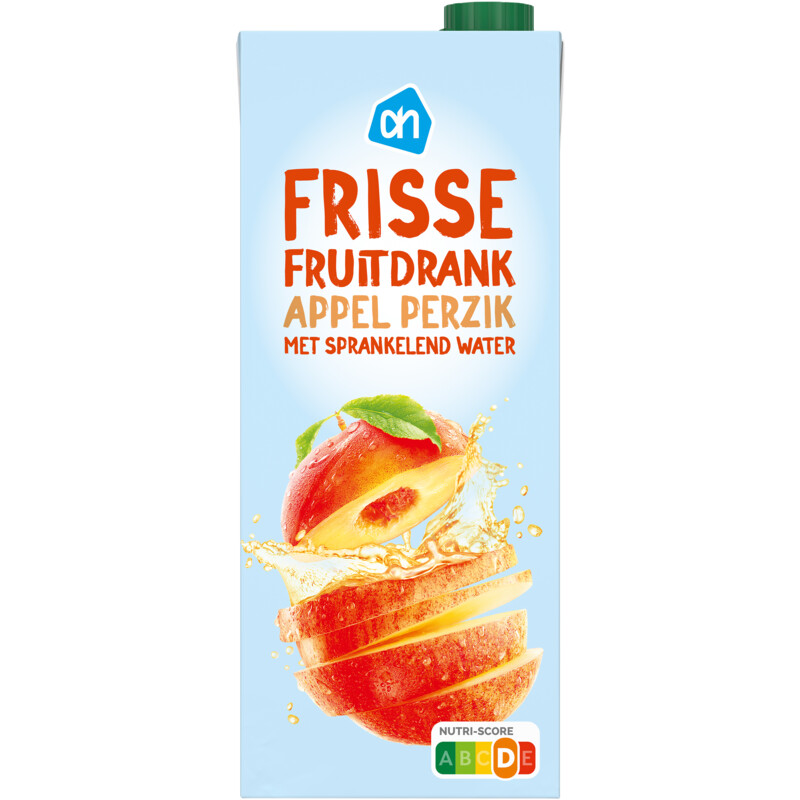 Een afbeelding van AH Frisse fruitdrank appel perzik