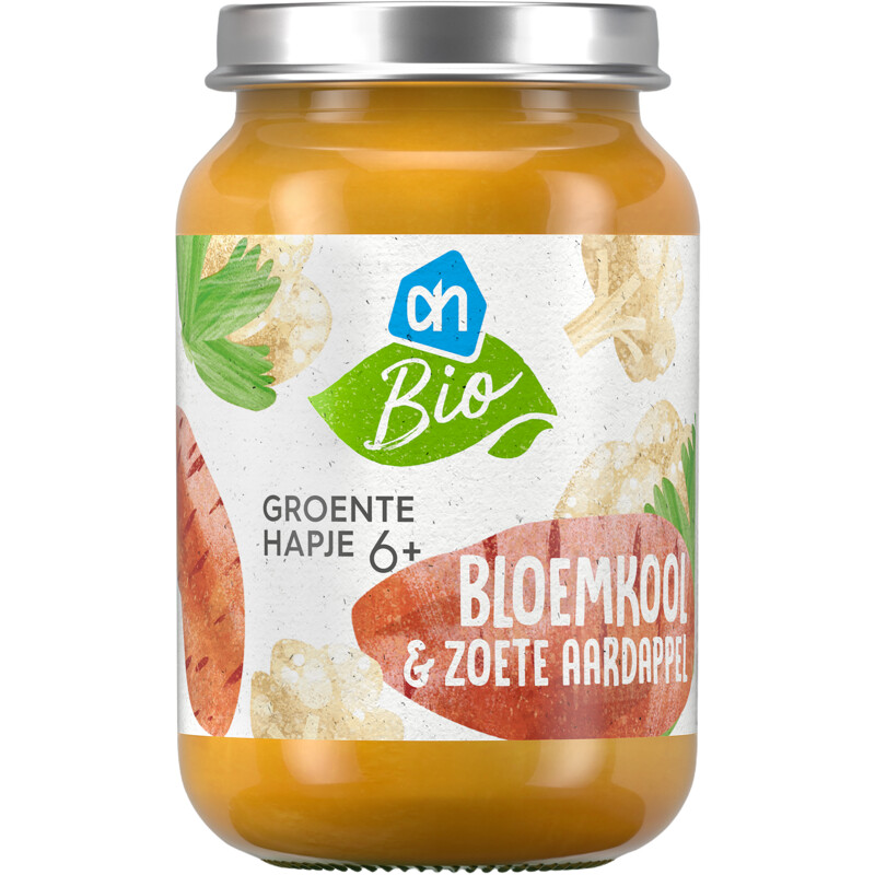 Een afbeelding van AH Biologisch Groentehapje bloemkool 6m+