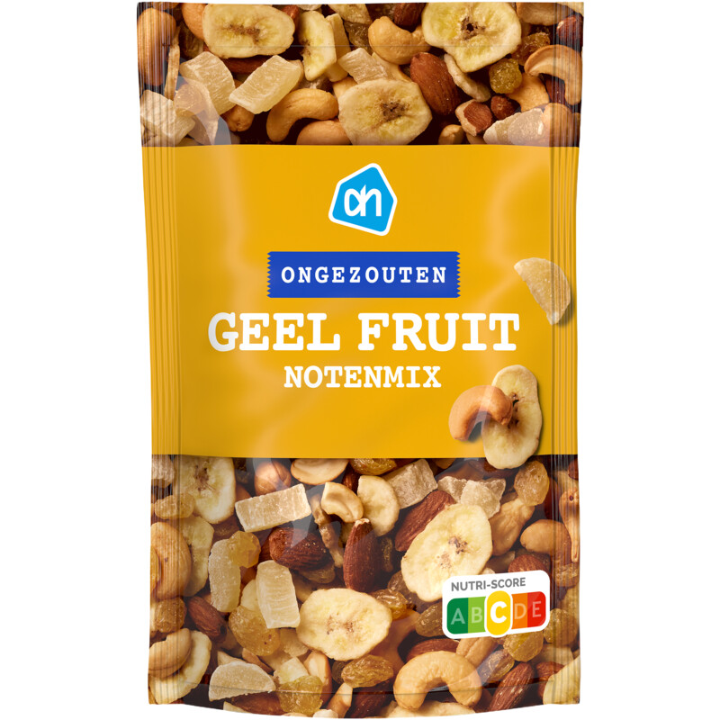 Een afbeelding van AH Geel fruit notenmix ongezouten