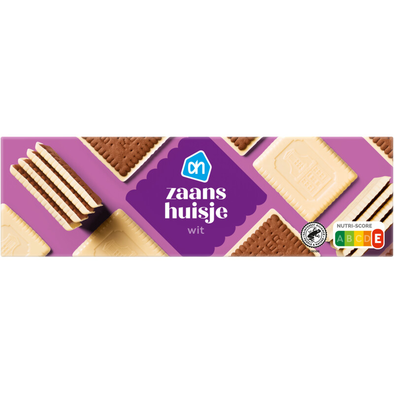 Een afbeelding van AH Zaans huisje witte chocolade