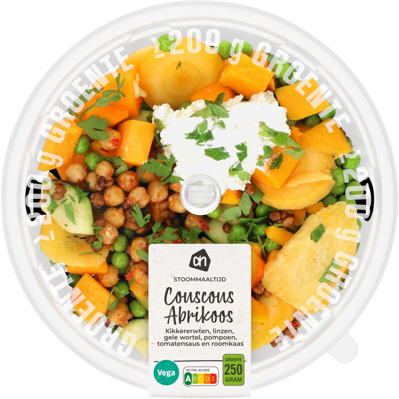 Een afbeelding van AH Stoommaaltijd couscous abrikoos