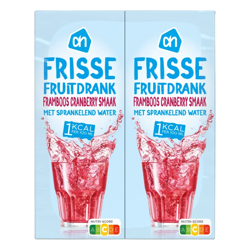 Frisse fruitdrank framboos 1kcal