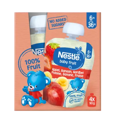 pdp-image-Nestlé Fruit appel banaan aardbei 6+ bel