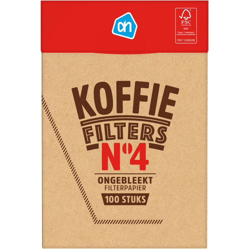 Een afbeelding van AH Koffiefilters no4