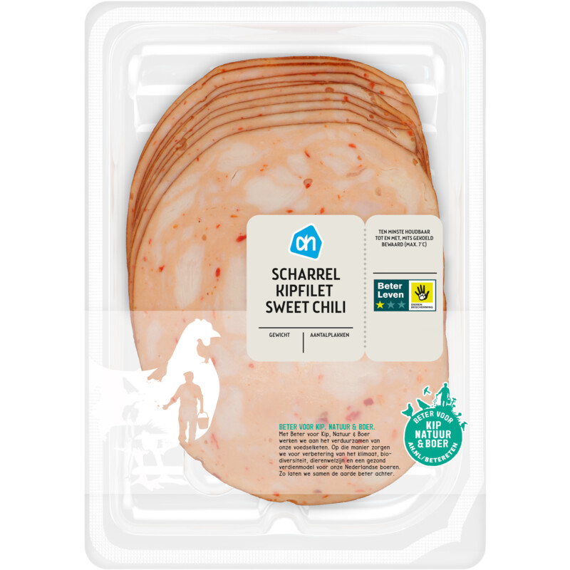 Een afbeelding van AH Scharrel kipfilet sweet chili