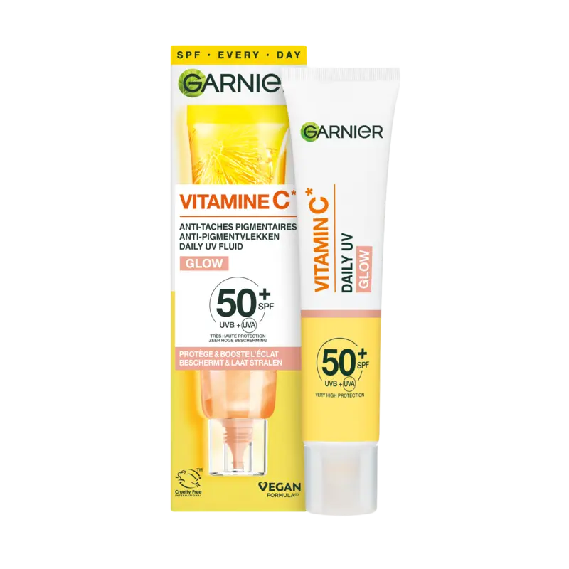 Garnier SkinActive glowy fluid SPF50+