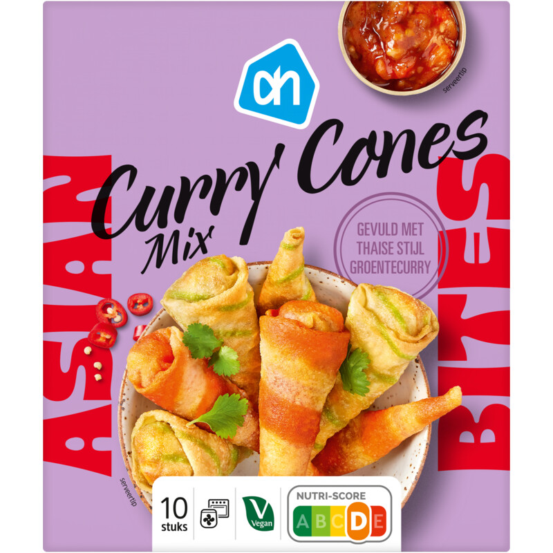 Een afbeelding van AH Curry cones mix