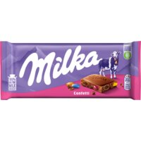 Een afbeelding van Milka Chocoladereep confetti