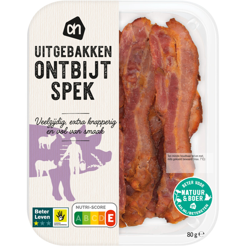 Een afbeelding van AH Uitgebakken ontbijtspek