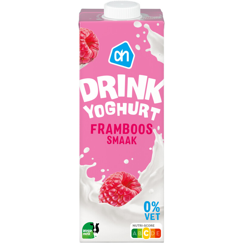Een afbeelding van AH Yoghurtdrink framboos