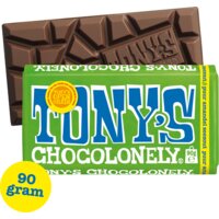 Een afbeelding van Tony's Chocolonely Reep puur amandel zeezout