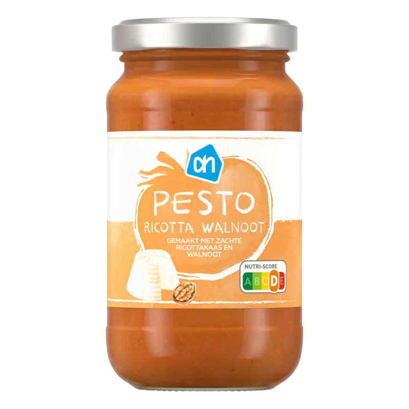 Pesto ricotta walnoot