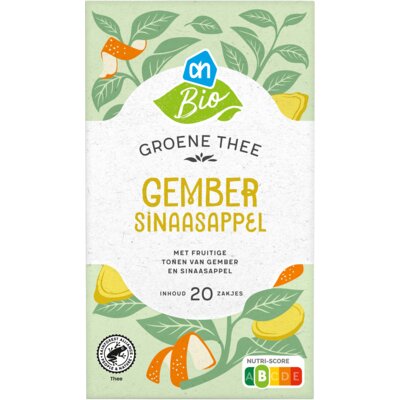 pdp-image-AH Biologisch Groene thee gember sinaasappel