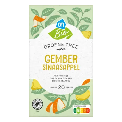 pdp-image-AH Biologisch Groene thee gember sinaasappel
