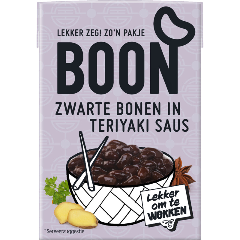 Een afbeelding van Boon Zwarte bonen in teriyakisaus