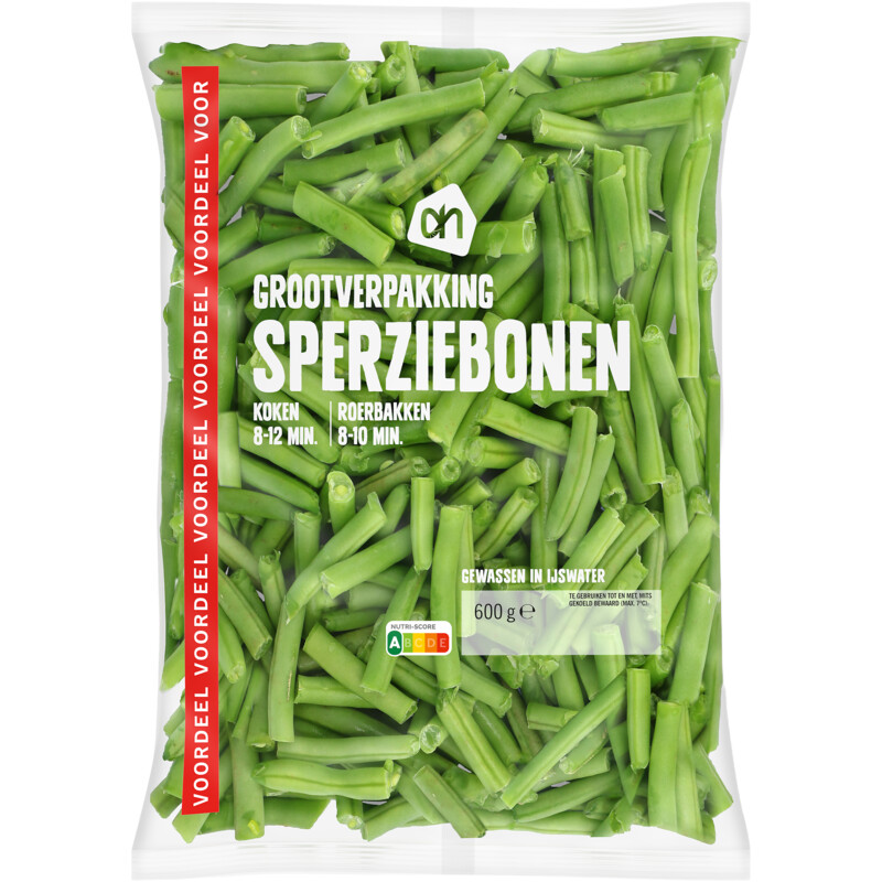 Een afbeelding van AH Sperziebonen grootverpakking